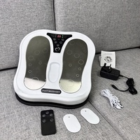 Nouveau masseur de pieds intelligent multifonctionnel EMS, réflexologie, shiatsu, vibrations, avec télécommande