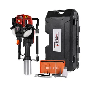 51.7CC 2-Stroke High Power Pile Drive marteau DPD-80 Portable huile mélangée terre tournevis