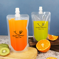 Sacs de sachets de boisson alimentaire réutilisables personnalisés tiennent la pochette de bec pour le liquide de stockage de brassage de jus et de lait