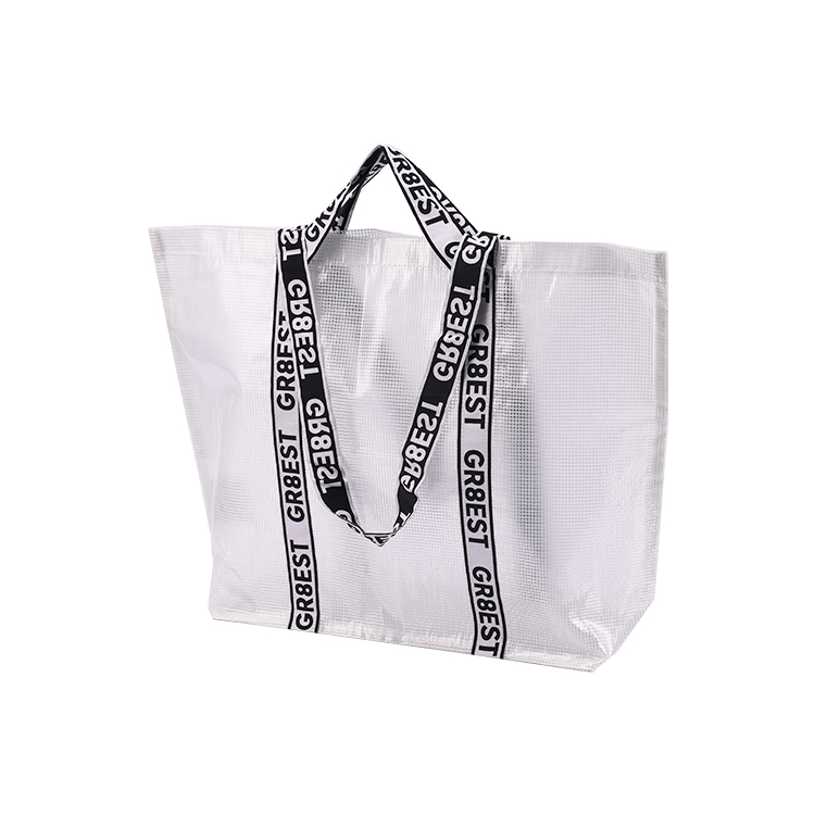 Hot Selling Recyclable Clear Polypropylene PP Woven Lamination Promotional Shopping Tote Bags