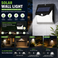 Lampes solaires d'extérieur étanches IP65 certifiées CE avec batterie incluse, lampes murales LED pour jardin, lampes de rue, lampes de projecteur
