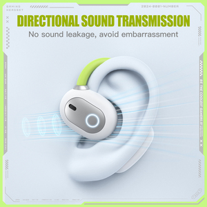 ONIKUMA <span class=keywords><strong>T25</strong></span> AI Translator OWS Écouteurs sans fil Blue Tooth 5.4 Air Conduction Noir Vert Sport Touch Headphones - Product Image 4