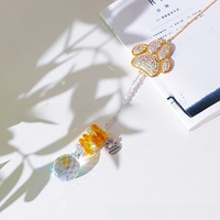 Attrape-soleil commémoratif pour animaux de compagnie en cristal K9 avec empreinte de patte, créateur d'arc-en-ciel, cadeau de souvenir, vente en gros, décoration de fenêtre