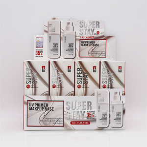 Prebase <span class=keywords><strong>de</strong></span> <span class=keywords><strong>Maquillaje</strong></span> F335 Spf 35 <span class=keywords><strong>Super</strong></span> <span class=keywords><strong>Stay</strong></span> 5 en 1 con Ácido Hialurónico, Textura <span class=keywords><strong>de</strong></span> Gel Refrescante, No Pegajosa, Transparente, <span class=keywords><strong>Base</strong></span> <span class=keywords><strong>de</strong></span> <span class=keywords><strong>Maquillaje</strong></span> con Protección UV - Product Image 2