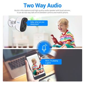 Caméra <span class=keywords><strong>IP</strong></span> WiFi à vision nocturne infrarouge de reconnaissance AI Full HD 1080P de haute qualité - Product Image 6
