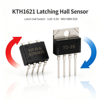 CONNTEK KTH1631 Interrupteur Hall à Déclenchement Haute Sensibilité 1.8V-5.5V Boîtier SOT-23/TO-92 Protection ESD HBM 8KV Drain Ouvert Unique