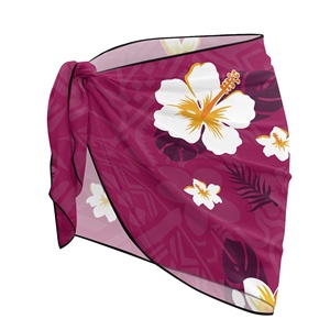 Blus Kimono Cardigan Wanita Motif Bunga Desain Kustom Grosir, Bahan Chiffon, Longgar, Cocok untuk Pantai, Pakaian Renang, Atasan Kasual - Product Image 3