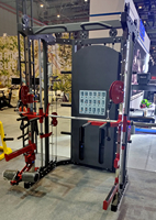 Équipement de musculation professionnel pour la maison, multifonctionnel, sécurisé, avec rack à squats et machine Smith