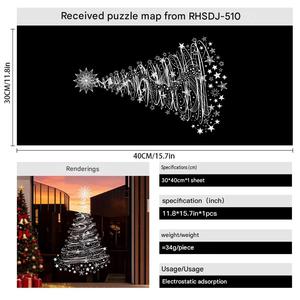 Adhesivos Navideños para Ventanas con Diseño de Copos de Nieve – Vinilos Autoadhesivos de PVC para Vidrio, Colores Personalizables, Impresión Digital, Decoración Navideña - Product Image 5