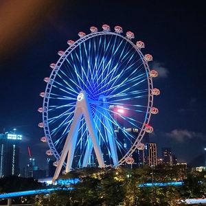 Meilleures ventes Grande roue de 50m, parc d'attractions extérieur, divertissement touristique, construction durable en métal et en acier - Product Image 3