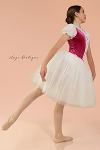 Hochwertiges Samt-Ballett-Tutu Romantisches Giselle-Tanzkostüm - Product Image 3