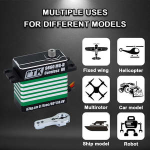 Servo RC Metálico sin Núcleo PTK 9860 MG-D de Alto Voltaje 8.4V 67kg, Servo Digital Completo con Brazo de Servo Incluido - Product Image 4