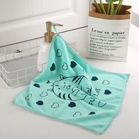 Serviette de toilette en microfibre pour enfants, vente en gros, serviette absorbante douce pour nouveau-né