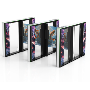 Entrance <b>Security</b> Turnstile Door Access Turnstile with Face Recognition Outdoor Pedestrian Access Turnstile Gate for Metro - Product Image 1