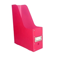 Organizador de Archivos Plegable de Plástico Multicolor de un Solo Nivel, Estante Duradero para Almacenamiento de Documentos para Oficina, Escuela y Hogar