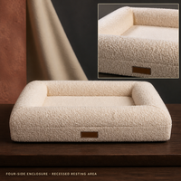Lit pour chien de luxe écologique lavable, très vendu, pour un sommeil profond des chiens et des chats, spécialement conçu pour les chiens de taille moyenne et grande