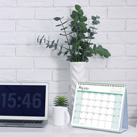 Calendrier de bureau personnalisé 2026 avec reliure spirale annuelle, promotionnel, pour imprimantes