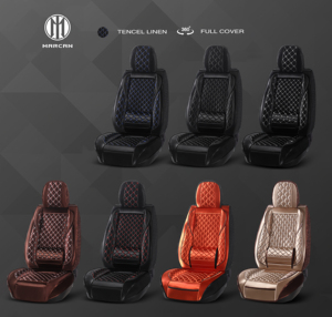 Marcan Marcan Housse de siège auto respirante de qualité supérieure, protection intégrale à 360 degrés, coussin de siège auto universel pour différents modèles - Product Image 6