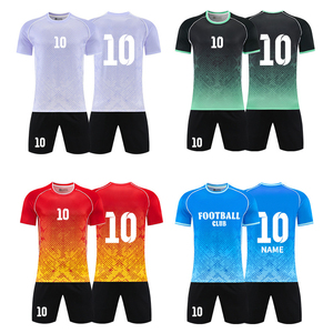 ชุดฟุตบอลแบบซับลิเมชั่นสั่งทำพิเศษ เสื้อคอกลมแขนสั้น กางเกงขาสั้น สำหรับผู้ชาย - Product Image 5