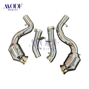 Kit de Downpipe Haute Performance pour Mercedes-Benz GLE63 AMG W167 4.0L Biturbo, Acier Inoxydable 304 Soudé TIG, <span class=keywords><strong>Décat</strong></span> - Product Image 5