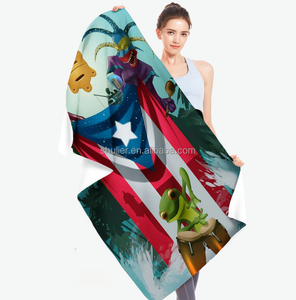 Mapas de las toallas de playa de Puerto Rico, mantas de playa, toallas de baño y natación - Product Image 2