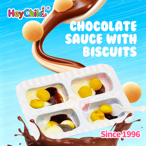 Vente en gros de bonbons marque privée personnalisée pour enfants sauce au chocolat en forme de voiture mignonne avec <span class=keywords><strong>biscuits</strong></span> collation savoureuse amusante pour les cadeaux et la récréation - Product Image 3