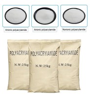 JOYLONG Floculante Polimérico Catiónico y Aniónico en Polvo para Tratamiento de Lodos, Poliacrilamida (PAM) 99% de Pureza, 25kg/saco