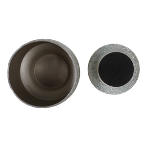 Vasi per Fiori Moderni Rotondi e Curvi con Mosaico, Fioriere in Metallo Decorative per Interni, Vasi in Ferro per la Casa - Product Image 6