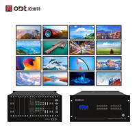 Switcher Matriks Audio Video Modular Hybrid 4x16 SDI/DVI/HDBaseT/VGA Tanpa Hambatan untuk Integrasi AV dan Kontrol Ruang Konferensi