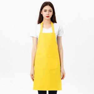 Delantal negro Unisex con logotipo personalizado de fábrica, delantal ajustable para técnicos de uñas, Salón personalizado, trabajo de peluquero, barbacoa, cocina, delantal de camarera - Product Image 5