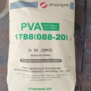 Shuangxin Pva Polyvinyl Alcohol Polymer 1788 088-20 PVA Powder Pva 2488 088-50 Polyvinyl Alcohol PVOH