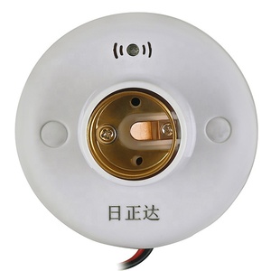 E27 sonido de voz Sensor de Control de <span class=keywords><strong>luz</strong></span> demora interruptor Socket titular de la Base de la lámpara - Product Image 1