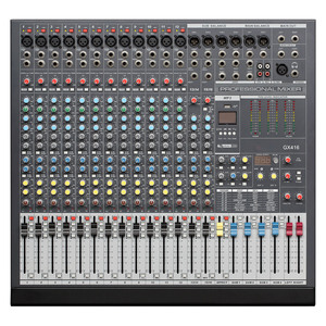 Consola mezcladora profesional para DJ GX Professional de 16, 24 y 32 canales con MP3, USB, Bluetooth, procesador de 99 efectos para presentaciones en escenario. - Product Image 1