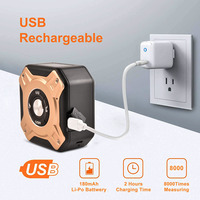 Ruban à mesurer multifonction USB rechargeable 2 en 1 5m en acier 40-100M Télémètres laser Ruban à mesurer laser et ruban à mesurer électrique
