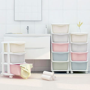 IMODE Meilleures Commodes de Rangement en Plastique Multifonctionnelles de Qualité Supérieure, Commodes à Tiroirs Colorées en Plastique - Product Image 4