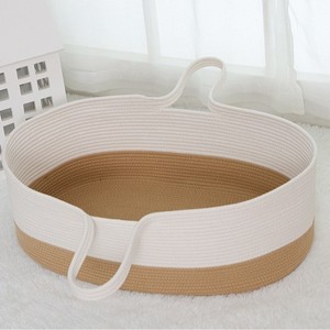 Bông Dây Cầm Tay Bé Giỏ Xách Tay Cái Nôi Cho Bé đi chơi Trẻ Sơ Sinh Xả Giỏ Ngủ Giường - Product Image 6