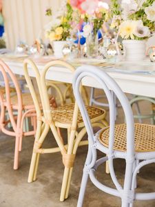 Chaise pour enfants en rotin naturel faite à la main pour fête d'anniversaire, mobilier pour enfants en osier écologique pour chambre d'enfant - Product Image 5