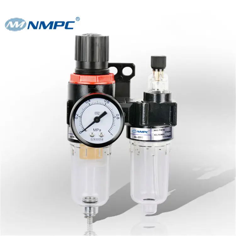 Pneumatic Airtac Type Afc/bfc Series Compressor Air Pressure Filter Regulator With Gauge Flow Combinations Unit Bfc2000