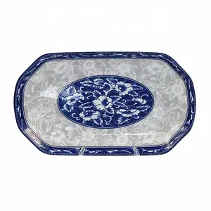 Asian style dinnerware tableware artificial plates for home indoor Asian food service dishes old fashioned porcelain products