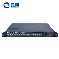 Boîtier de serveur 1U, 6 ports LAN, 2 ports SFP+, 1G Intel Celeron J6412, sécurité réseau BY-PASS, châssis rack 1U