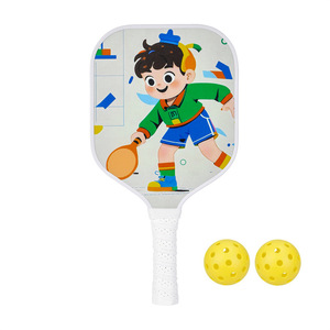 Kit de raquettes de pickleball en fibre de verre, cadeau pour lui, cadeau d'anniversaire, prêt à offrir, emballé soigneusement, avec sac de transport, kit professionnel - Product Image 6