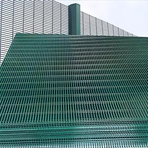 Valla de seguridad de prisión de alta resistencia 358, red de malla de alambre de acero de hierro galvanizado antiescalada para puerta de construcción, privacidad - Product Image 5