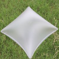 Coussin de plage en PVC à paillettes transparentes, boule gonflable, étanche, coussins d'extérieur et coussins pour piscine de jeu drôle d'été
