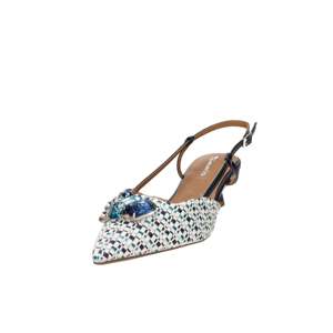 Sandalias de Tacón Tamaris Donna Slingback Beige Azul, Tacón de 4 cm, Talla 37 - Product Image 5