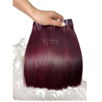 Cheveux humains 100% naturels de 10 pouces à 14 pouces # Perruque Ombrée 33 Couleurs Garanties, Tissages de Cheveux Bob Lisses et Soyeux, Densité 180%