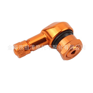 วาล์วยางรถจักรยานยนต์ Zuqing รุ่น QM110 อลูมิเนียมอัลลอย CNC แบบมุมฉาก ป้องกันการรั่วซึม สำหรับยางแบบไม่มียางใน - Product Image 1