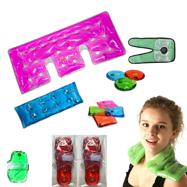 Wholesale thermal pocket reusable gel winter gift hand warmer instant click heat pack hot gel pads