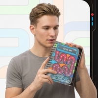 Carnet à spirale A5 à sable liquide, vente en gros d'usine