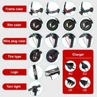 Scooter Eléctrico Todoterreno para Adultos T10A, Fabricado en China, con Motor Potente Personalizado y Batería de Litio de 10/15AH