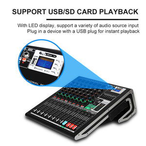 Mezclador de Audio OEM GM9 Integrado con 99 Tipos de Efectos DSP y Amplificador de Potencia de 600W+600W de 9 Canales - Product Image 5